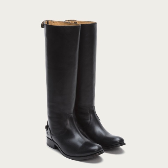 Frye 🍁NIB🍁Extended Calf Melissa Button Back ZIP - Picture 2 of 15